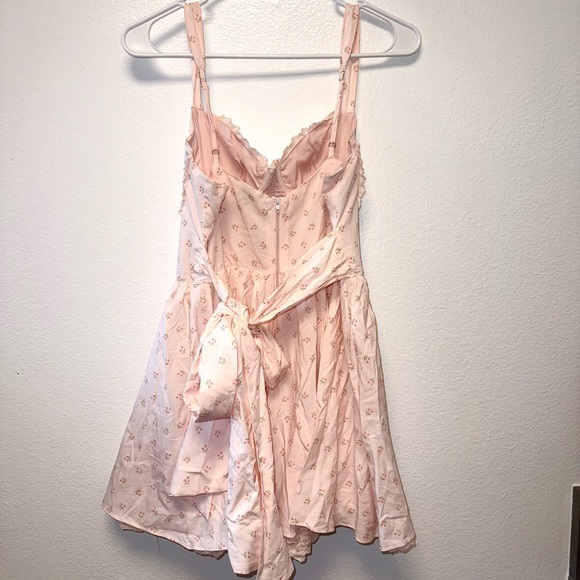 Windsor Blush Floral Milkmaid Dress - Picture 8 of 10